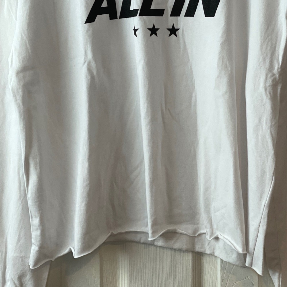 WEAR Erin Andrews Prime All In Tee Womens XL White NEW Graphic Long Sleeve - Picture 3 of 14
